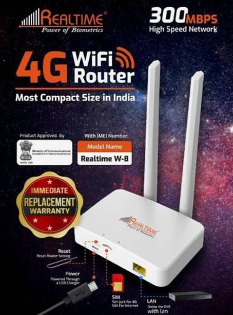 Realtime W-8 300 Mbps 4G Router