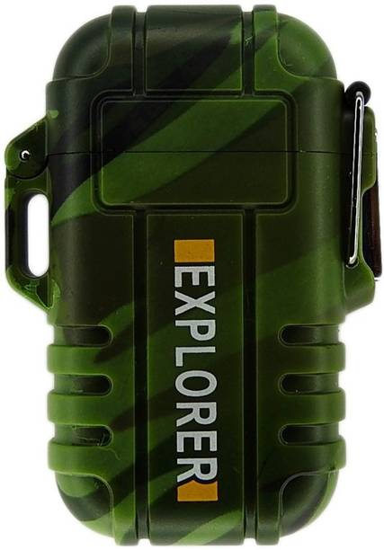 NVIRAV Rechargeable Windproof Flameless Lighter for Candle - Outdoors Indoors Explorer 100% Waterproof Cigarette Lighter