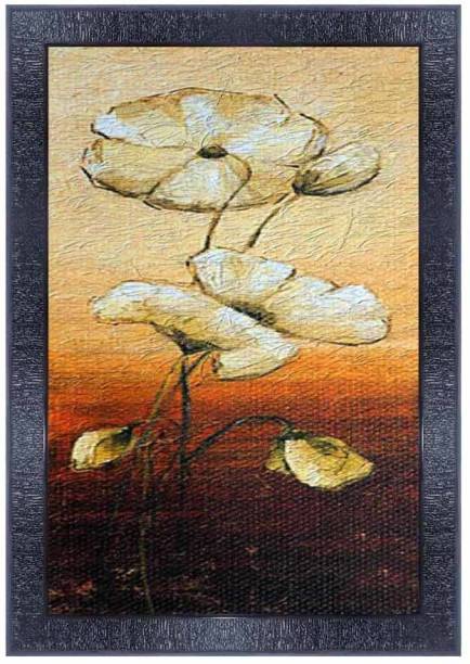 pnf Flower Wood Photo Frames with Acrylic Sheet (Glass)9786 Digital Reprint 14 inch x 10 inch Painting