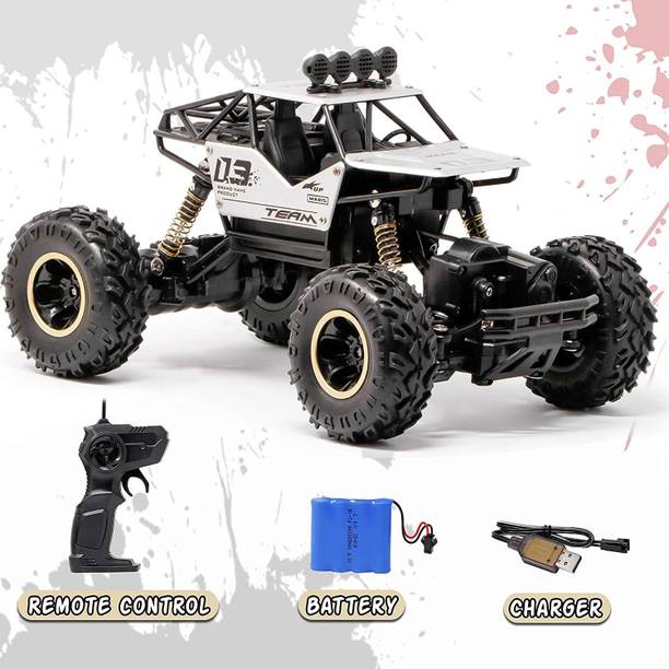 KTRS Off-Road Rock Crawler 4 Wheel Drve, 1:18 Scale Alloy Body RC Monster Truck, Multicolor ( Colors As Per Stock)