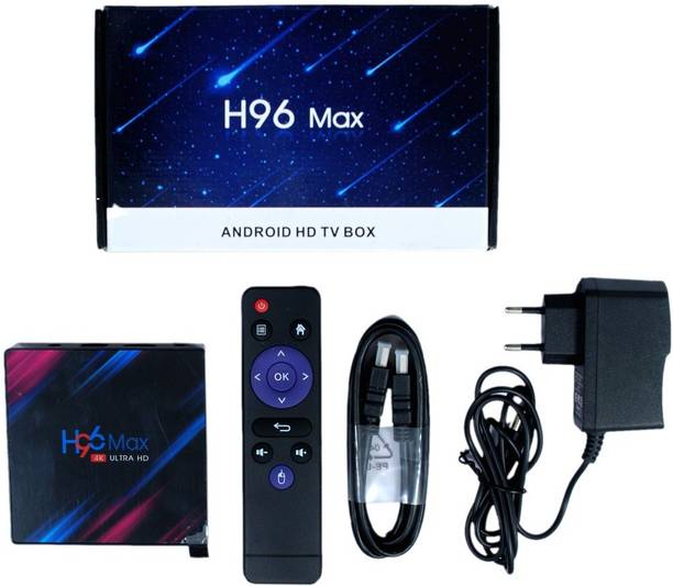 Confiavel H96 Max Android 10.0 UHD TV box with 4GB Ram/32GB Rom Wi-Fi Media Streaming Device