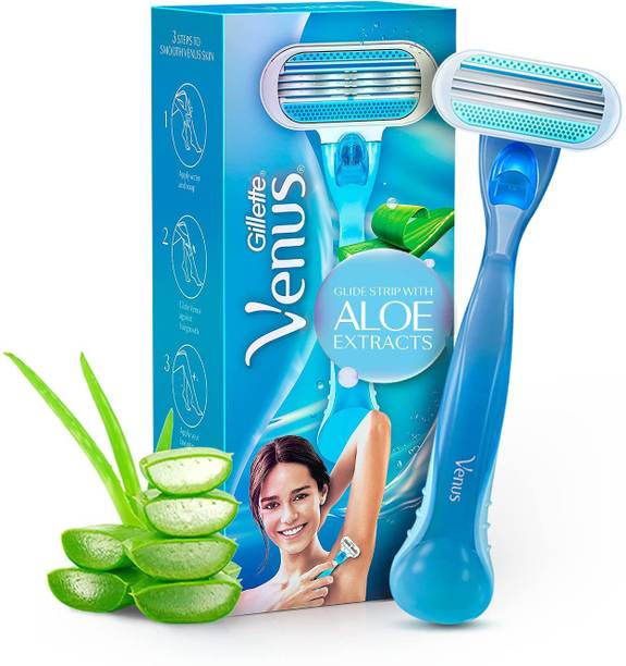 Gillette venus aloe extract hair removal pack of 1, Women