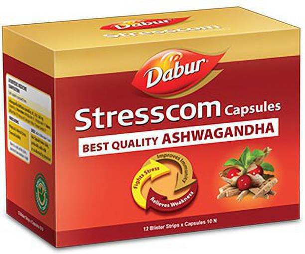 Dabur Stresscom Ashwagandha 60 Capsules