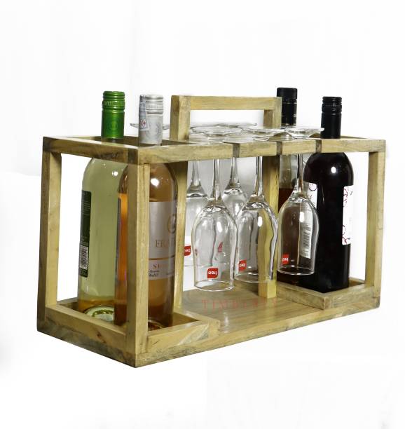 Timberly Wooden Bottle Rack