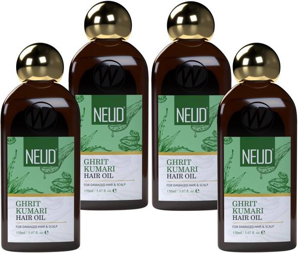 NEUD Aloe Vera Oil for Men & Women - 4 Packs Hair Oil