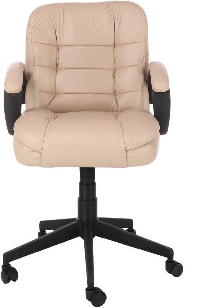OAKLY Mid Back Ergonomic Office Chair Leatherette Office Executive Chair