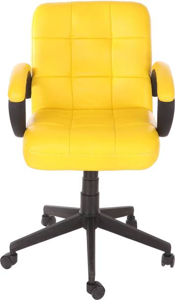 OAKLY Mid Back Ergonomic Office Chair Leatherette Office Executive Chair