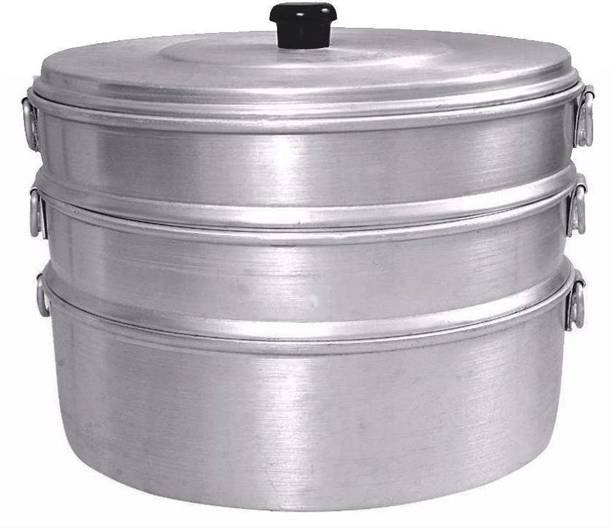 VPSK No 8,Having 3Tier(Used For Only Home 30 Momos BakedAtOnetime) Aluminium Steamer