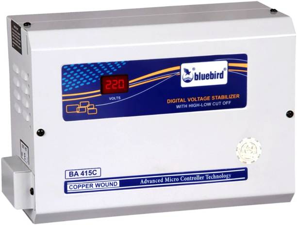 Bluebird BA415CWOHLC bluebird 4 KVA Dig. Voltage Stabilizer for 1.5 Ton AC's, With Out High Low Cut