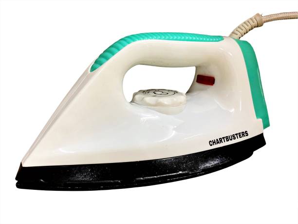 Chartbusters by CHARTBUSTERS NEW INSTANT HEATING MULTICOLOR CROWN LIGHT WEIGHT DRY IRON [2-YEAR WARRANTY] 1000 W Dry Iron
