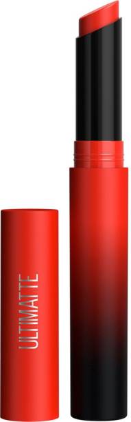 MAYBELLINE NEW YORK Color Sensational Ultimattes Lipstick, 299 More Scarlet, 1.7 g