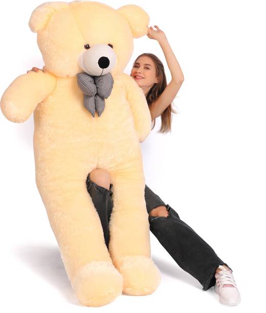 Ziraat 7 Feet Cream Extra Large Very Soft Lovable/Huggable Teddy Bear & Animals  - 210 cm