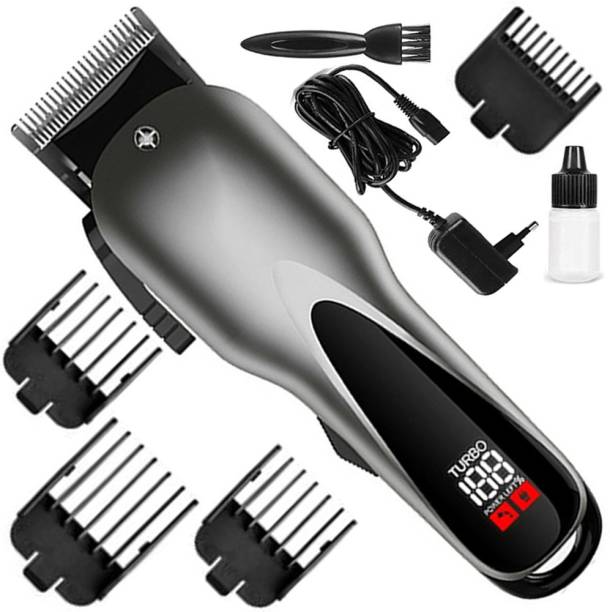 Kemy Professional man heavy duty cordless hair trimmer hair shaving machine for unisex adults Trimmer 120 min  Runtime 4 Length Settings