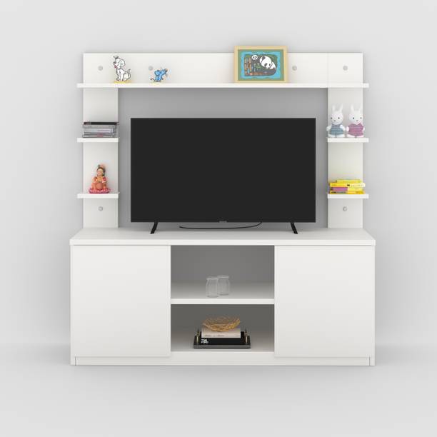 CuteKitchen CK ET Neo50072 White Mithila Engineered Wood TV Entertainment Unit