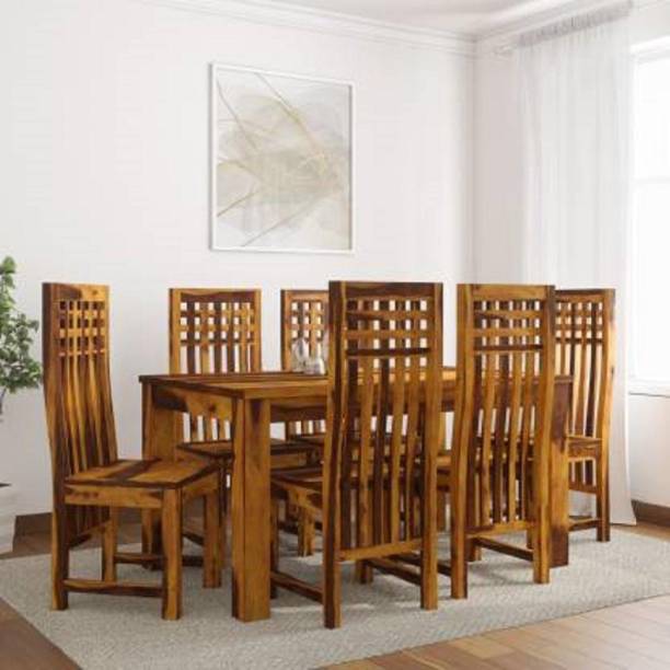 Allie Wood Rosewood (Sheesham) Solid Wood 6 Seater Dining Set