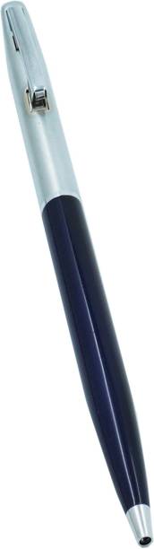auteur Nebula Blue Color Click Mecahnicm , Stylish, Metal Body With Chrome Trims Ball Pen