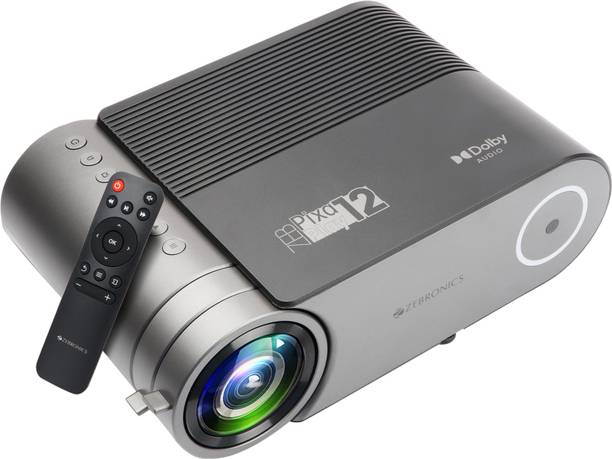 ZEBRONICS Zeb-PixaPlay 12 (4400 lm / 1 Speaker / Remote Controller) Projector