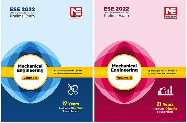 ESE 2022: Preliminary Exam: Mechanical Engineering Objective Solved Papers Vol-I&II