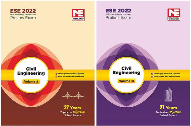 ESE 2022: Preliminary Exam: Civil Engineering Objective Solved Papers Vol-I&II