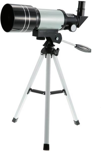 lukzer 1PC Astronomical Telescope Monocular Professional with Aluminum Tripod Barlow Lens Eyepiece Moon Filter HD/ High Power High-Definition Binoculars, Spotting Scopes with Holder (F30070M) Reflecting Telescope