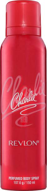 रेव्लॉन Charlie Perfumed Body Spray For Men & Women- Red  -  पुरुषों और महिलाओं के लिए