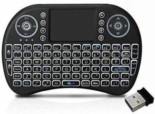 Vacotta Mini Wireless keyboard for smart TV, Laptop, Projector,, Desktop, tablet Mini Wireless keyboard Wireless Handheld Multi-device Keyboard Compatible with Desktop, Laptop, Mac Customisable, 3 colors,multimedia_keys,Mini Wireless keyboard for laptop, Desktop, Smart TV, Tablet