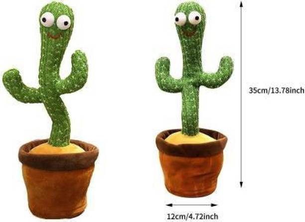 Toyvala Dancing Cactus Plush Toys Sing,Dance and Record Electronic Toy-927