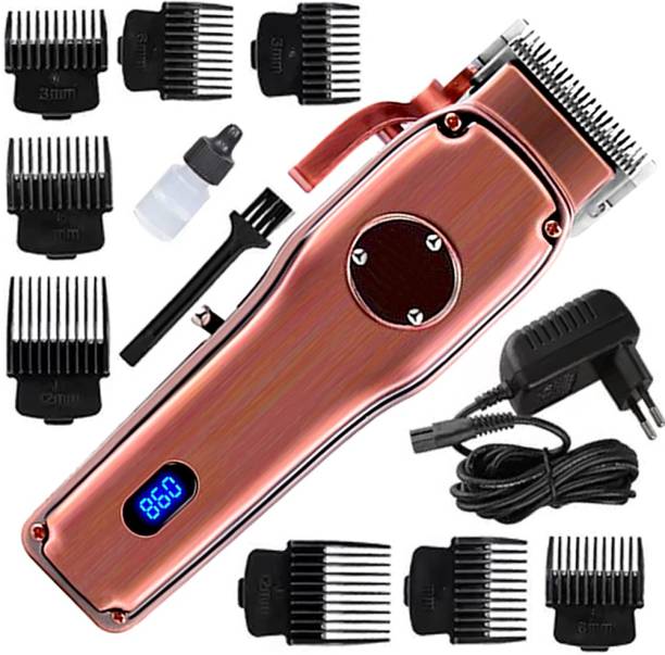 Kemy New rechargeable cordless hair trimmer cum hair shaving machine for unisex adults Trimmer 300 min  Runtime 8 Length Settings