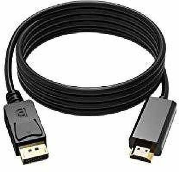 BigPlayer HDMI Cable 1.5 m 1.5 Meter Display Port to HDMI Cable 1080P Full HD Video Gold Plated DP Display Male Port to HDMI Male Cable 1.5 m HDMI Cable