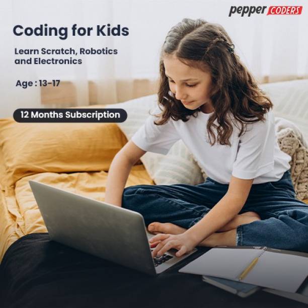 PepperCoders Online Coding for Kids PE - Beginner-3 Months (Grade 7to9)