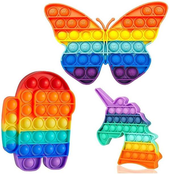 Aganta Pop It Fidget Toy Kids Learning And Educational Toys Boys Pop It Girls Popitst Popat Toys For Kids Fun Toys Stress Relief Anxiety Reliever Adhd Toys Asmr Toys Motor Toys For Kids