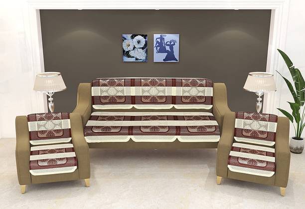 Casa Fusion Cotton Damask Sofa Cover