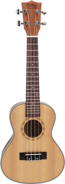 BLUEBERRY UK-30-Natural Aquila Nylon String, Spruce Wood Body With Bag & 2 Picks, Concert Ukulele