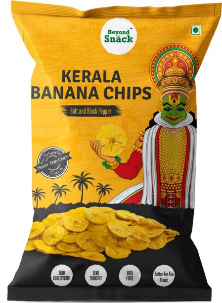 Beyond Snack Kerala Banana Chips Salt & Black Pepper 450g Chips