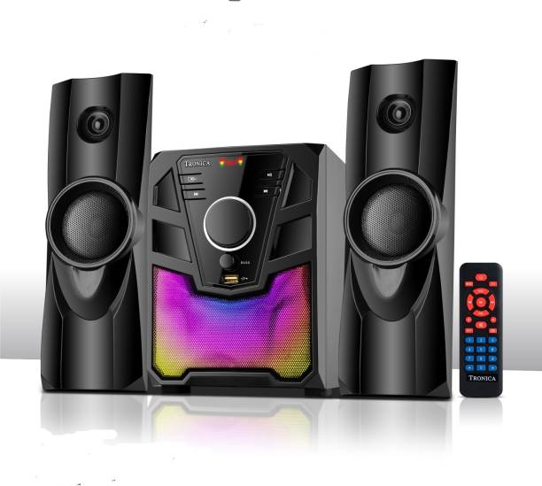 TRONICA BT-333 Bluetooth Home Theater with Powerful Sound, Bass System, Excellent Clear FM Radio, Remote Control, Aux-in Port, USB/SD/Smart TV Support 35 W Mini Hi-Fi System