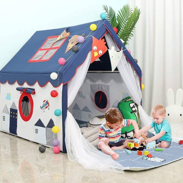 SANGANIENTERPRICE Jumbo Size Kids Play Tent House for 3-13 Year Old Girls and Boys
