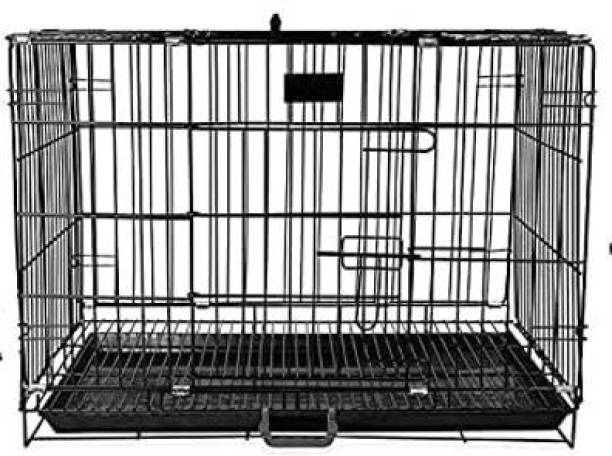 Rvpaws Dog Cage 18 Inch Black Hard Crate Pet Crate