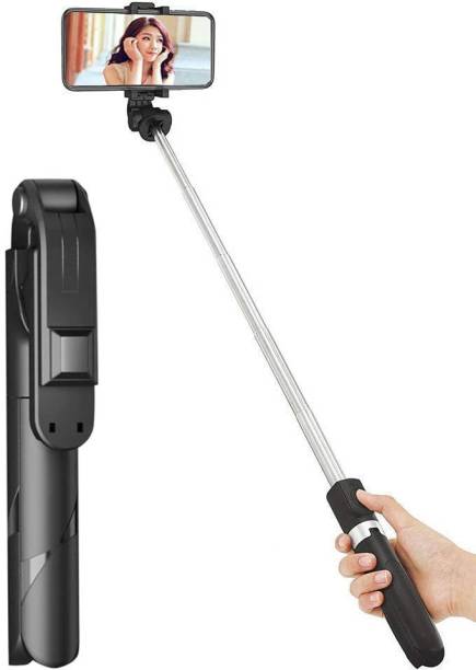 G2L Best Bluetooth Selfie Stick with Wireless Remote for Selfies/Vlog/Live Streaming Monopod, Tripod