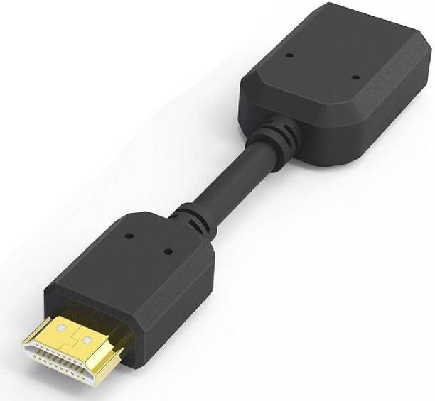 Tech-X HDMI Adapter 0.1 m HDMI Male to Female Adapter High Speed HDMI Swivel Extender Extension Converter 4K & 3D 1080P Support Google Chrome Cast, TV Stick, LCD/LED TV, HDTV, Laptop and PC, Xbox, PS3/PS4 -10cm/4inch