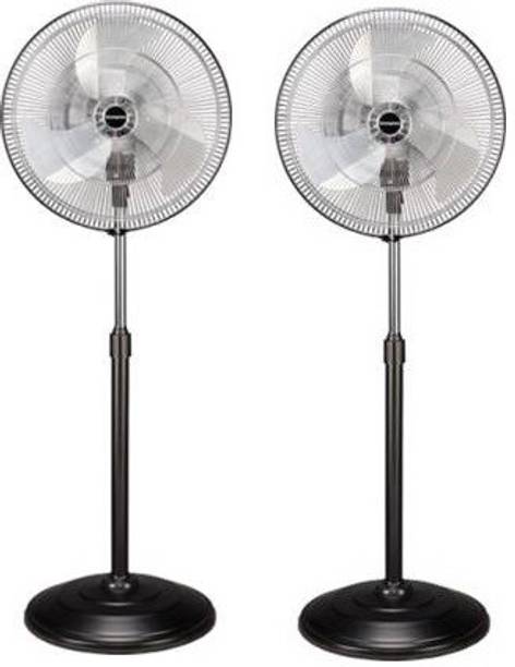 Crompton Storm 2, 450MM 3Pedestal Fan grey PACK OF 2 450 mm 3 Blade Pedestal Fan (Grey, Pack of 2)