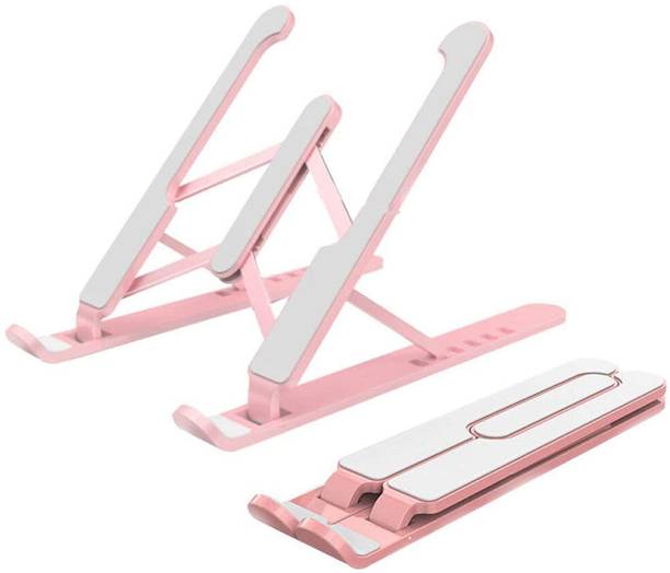 Primetan LAPTOP BRACKET Aluminium Floor and Desk Stand Rotatable Laptop Stand with Adjustable Height Compatible with Universal Laptops