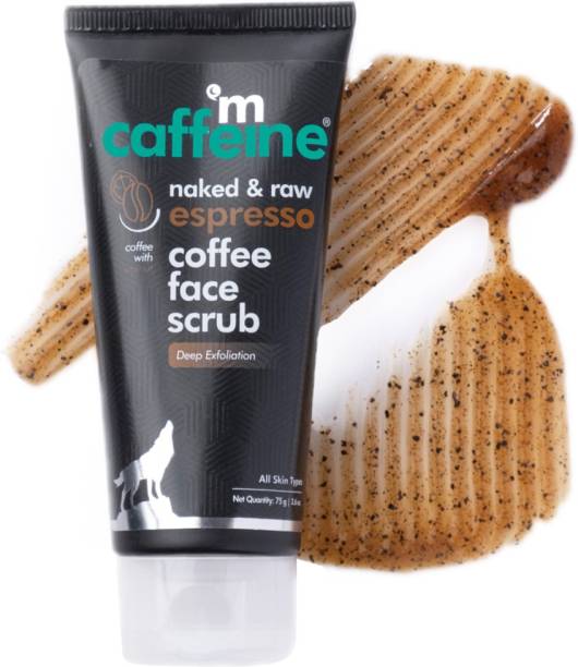 MCaffeine Espresso Coffee & Walnut Face Scrub for Deep Exfoliation, Blackheads & Soft Skin Scrub
