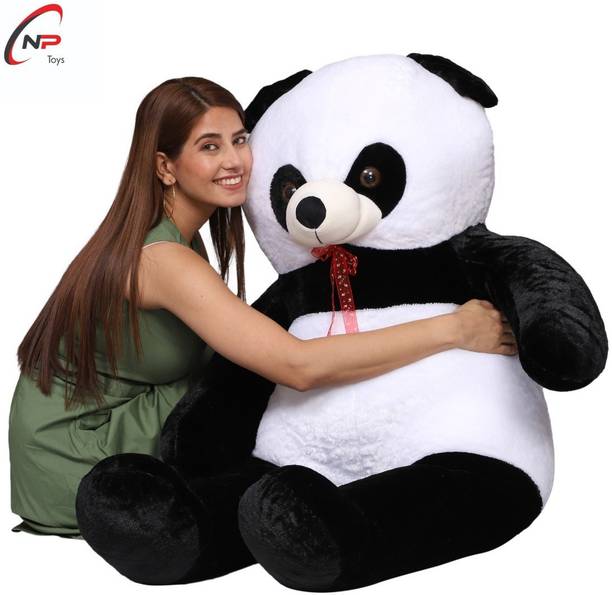 NP Toys 4 FEET PANDA LONG BEAUTIFUL, SPONGY PANDA TEDDY BEAR,GIFT FOR SOMEONE SPECIAL/ ANNIVERSARY GIFT/ VALENTINE GIFT/GIFT FOR GIRLFRIEND/ BIRTHDAY GIFT  - 121 cm