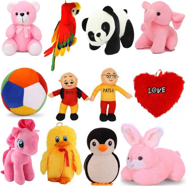 Macros Super Soft Combo of 12 Stuffed/ soft toys Teddy Bear in for kids / Gift  - 25 cm
