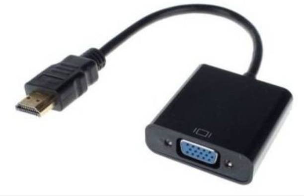 SYARA  TV-out Cable LRN_537C HDMI to VGA Cable compatible for laptop/PC/TV/Tablet/Projector/Xbox