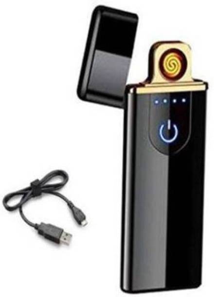 GUGGU ERP_453Q_Touch Lighter ||Perfect Gifting For Cigarette Lovers Waterproof Rechargeable Electric Lighter||Battery Indication Touch Screen Sensor Lighter||Eco Friendly ||Unique USB||Cigarette Lighter|| Pocket Friendly|| Size Compact|| ERP_453Q_Touch Lighter ||Perfect Gifting For Cigarette Lovers Waterproof Rechargeable Electric Lighter||Battery Indication Touch Screen Sensor Lighter||Eco Friendly ||Unique USB||Cigarette Lighter|| Pocket Friendly|| Size Compact|| Cigarette Lighter