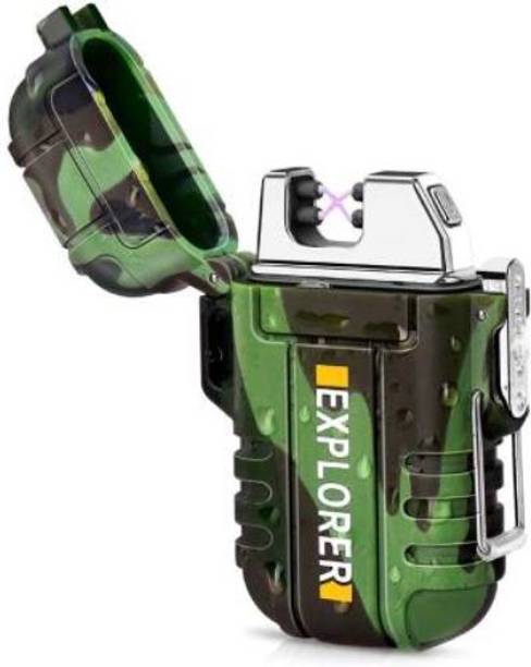 GUGGU QTF_654N_Explorer Cigarette Lighter ||Perfect Gifting For Cigarette Lovers Waterproof Rechargeable Electric Lighter||Electronic ||Eco Friendly ||Unique USB||Cigarette Lighter|| Pocket Friendly|| Size Compact|| QTF_654N_Explorer Cigarette Lighter ||Perfect Gifting For Cigarette Lovers Waterproof Rechargeable Electric Lighter||Electronic ||Eco Friendly ||Unique USB||Cigarette Lighter|| Pocket Friendly|| Size Compact|| Cigarette Lighter