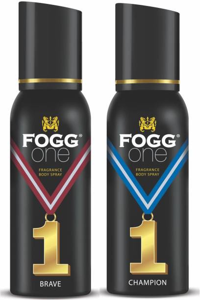 FOGG ONE BODYSPRAY BRAVE+ CHAMPION 240ML Body Spray  -  For Men