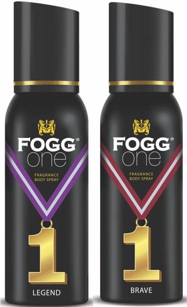 फॉग ONE BODYSPRAY BRAVE + LEGEND 240ML  -  पुरुषों के लिए