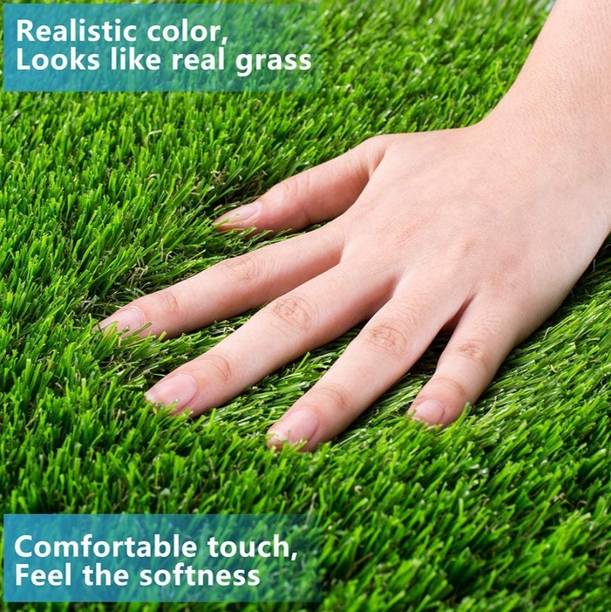 COMFY HOME Green Polypropylene Carpet